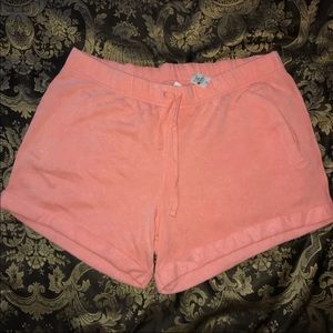 VS PINK PEACH BOYFRIEND SHORTS